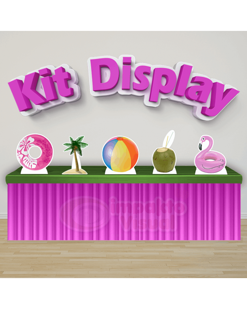 Kit Display Pool Party Rosa