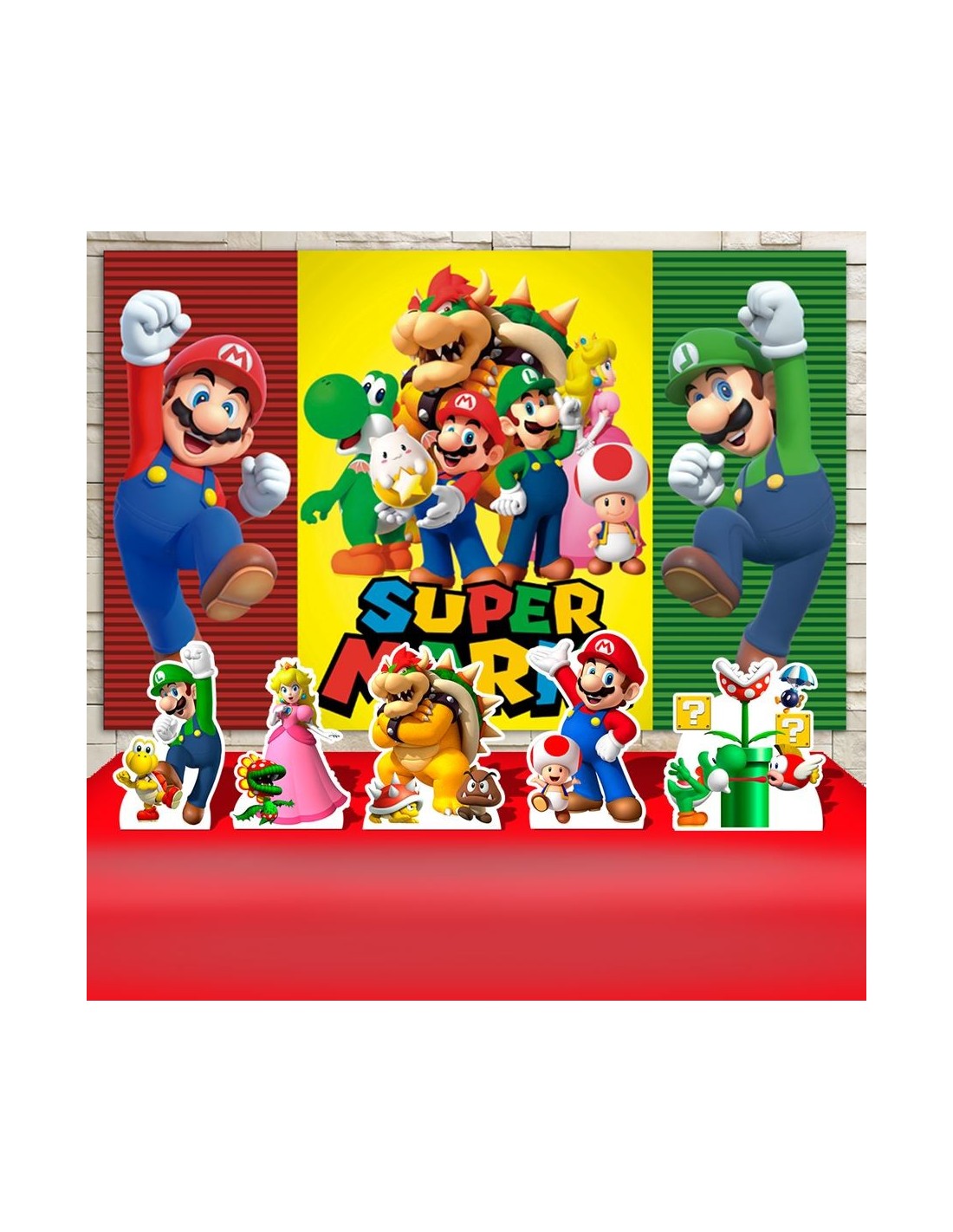 Kit Festa Super Mario - Decoração Infantil