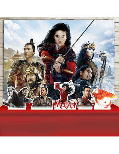 Kit Festa Mulan - Filme (Prata)