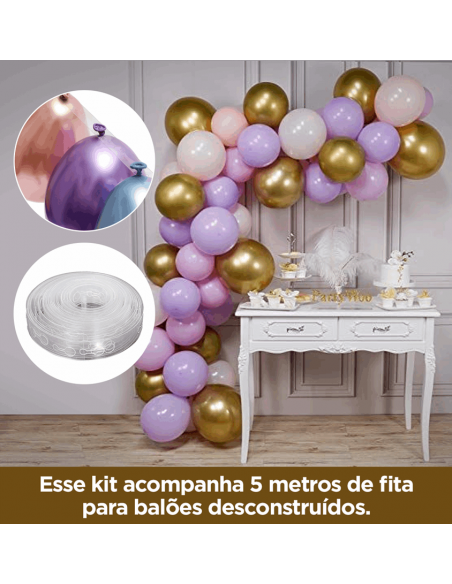 FUNPRT Kit de guirlanda de balões de festa Barbie – Balões de