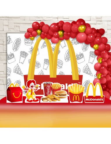 Kit Festa McDonald's (Ouro)