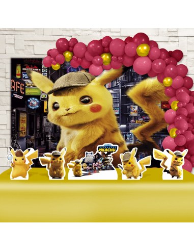 Kit Festa Detetive Pikachu (Ouro)