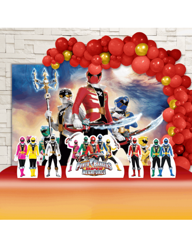 Kit Festa Power Ranger Megaforce (Ouro)