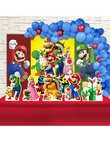 Kit Festa Super Mario (Ouro)