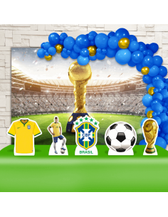 Kit Festa Aniversário Palmeiras Futebol Decoração Kit Ouro - Impakto Visual  - Kit Decoração de Festa - Magazine Luiza