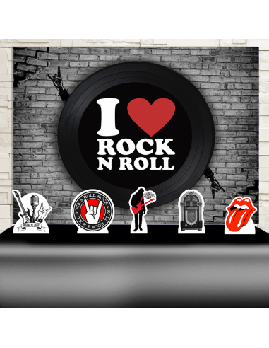 Kit Festa Rock'n Roll(Prata)