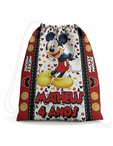 Sacolinha Surpresa Personalizada Mickey Mouse