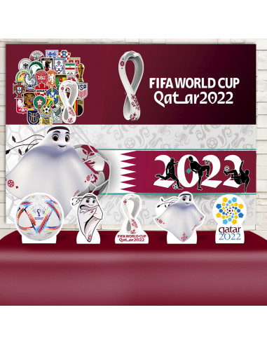Kit Festa Copa 2022 Futebol(Prata)