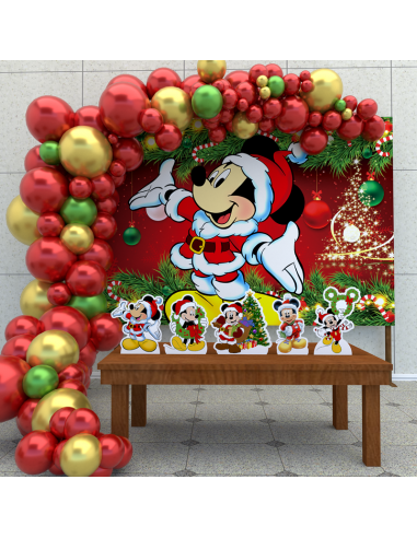Kit Festa Mickey Natal (Ouro)