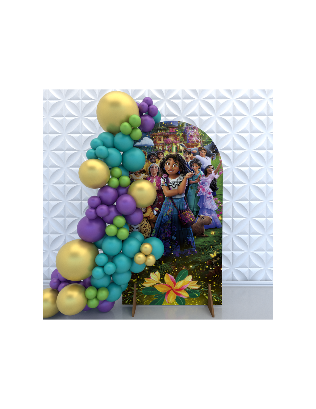 Painel Romano Tecido Sublimado 1,50x2,20 Bolinhas Coloridas - Decoração  Infantil