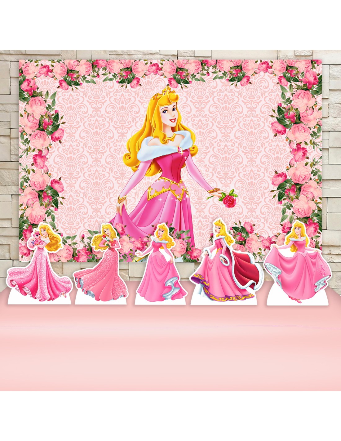 Kit Festa Princesa Aurora A Bela Adormecida - Decoração Infantil
