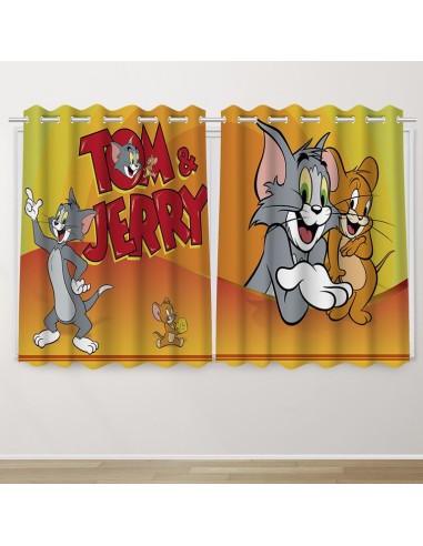 Cortina Decorativa Tom e Jerry