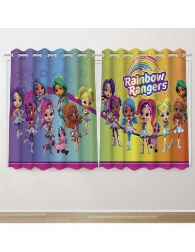 Cortina Decorativa Rainbow Rangers