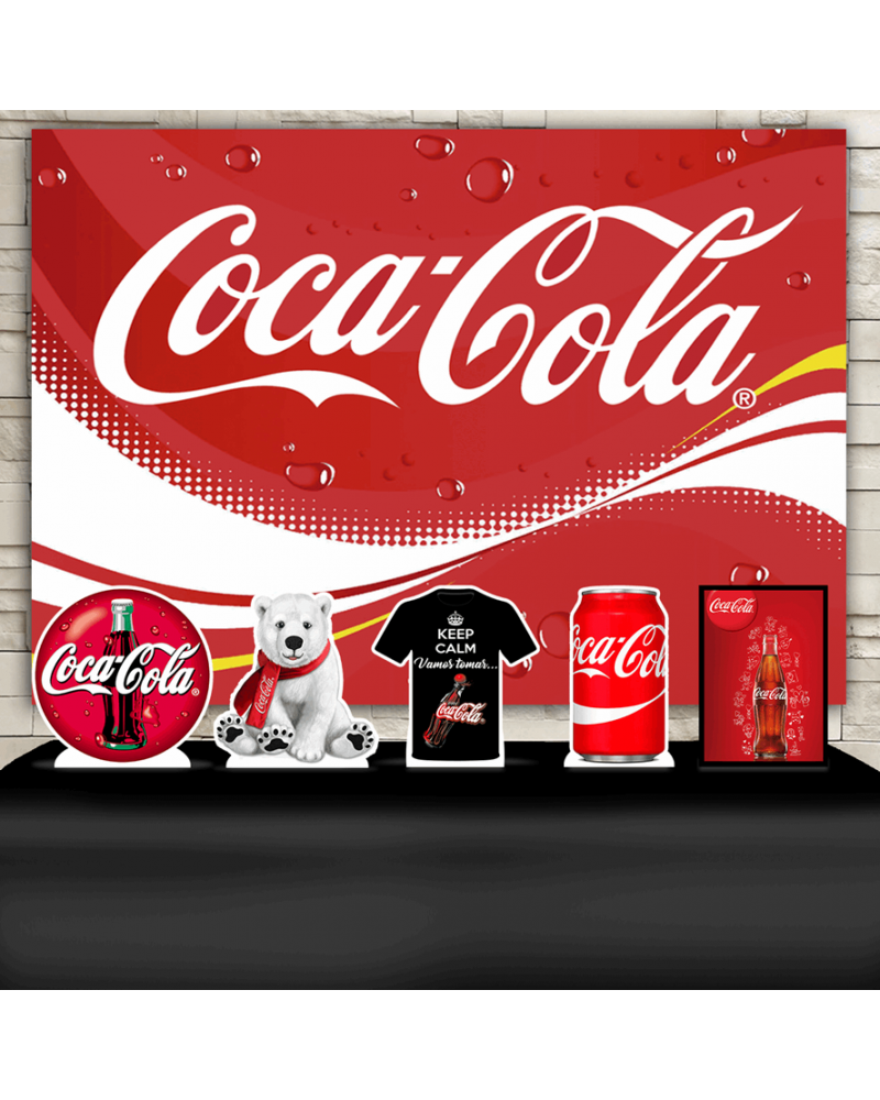 Kit Festa Coca Cola (Prata)