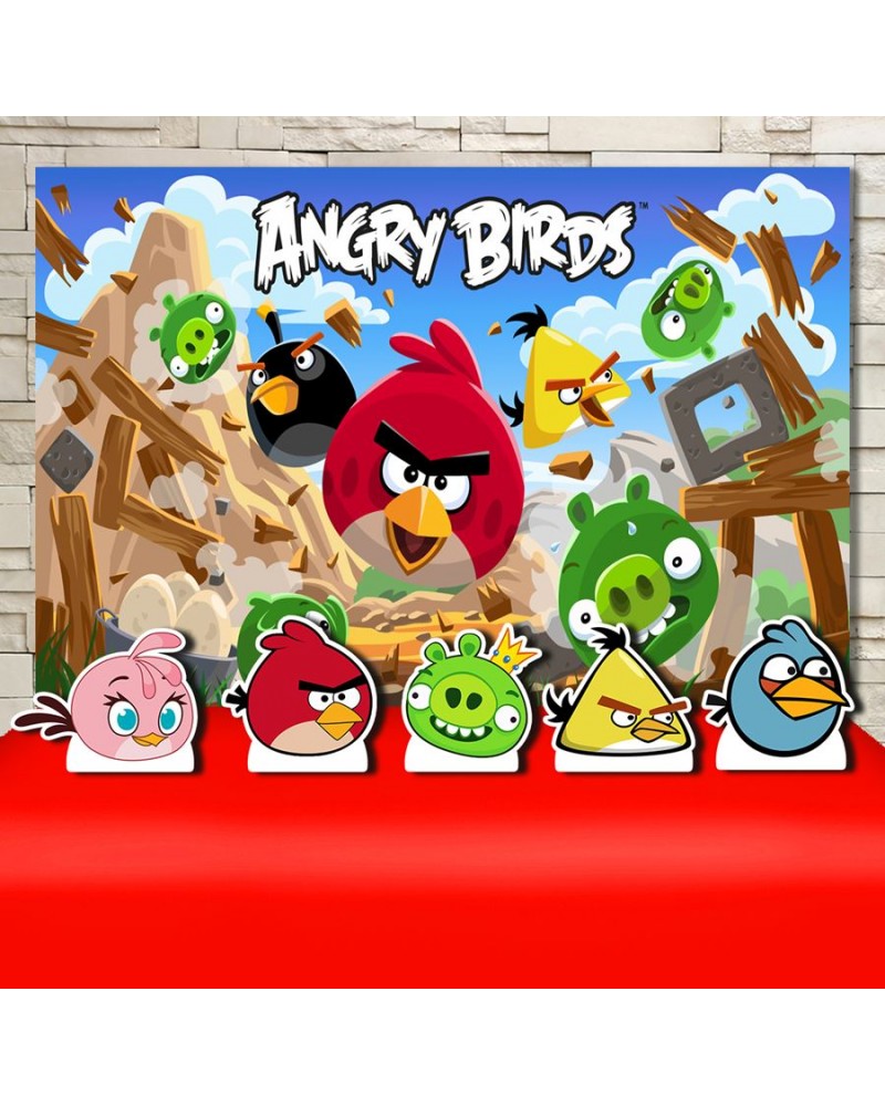 Kit Festa Angry Birds (Prata)